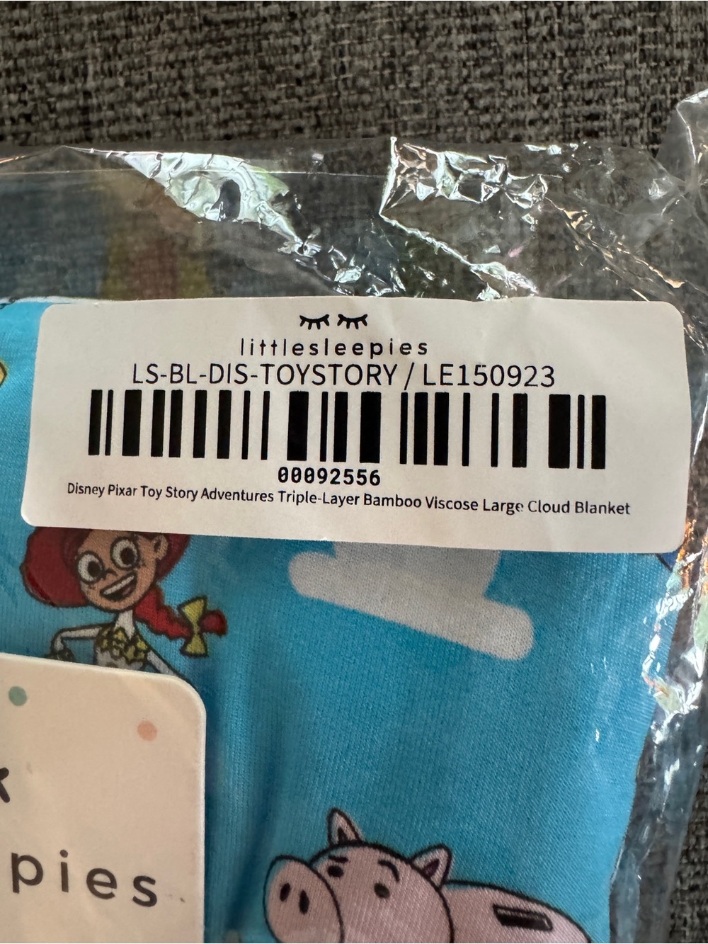 NWT Little Sleepies Toy Story Cloud Blanket - Picture 2 of 3